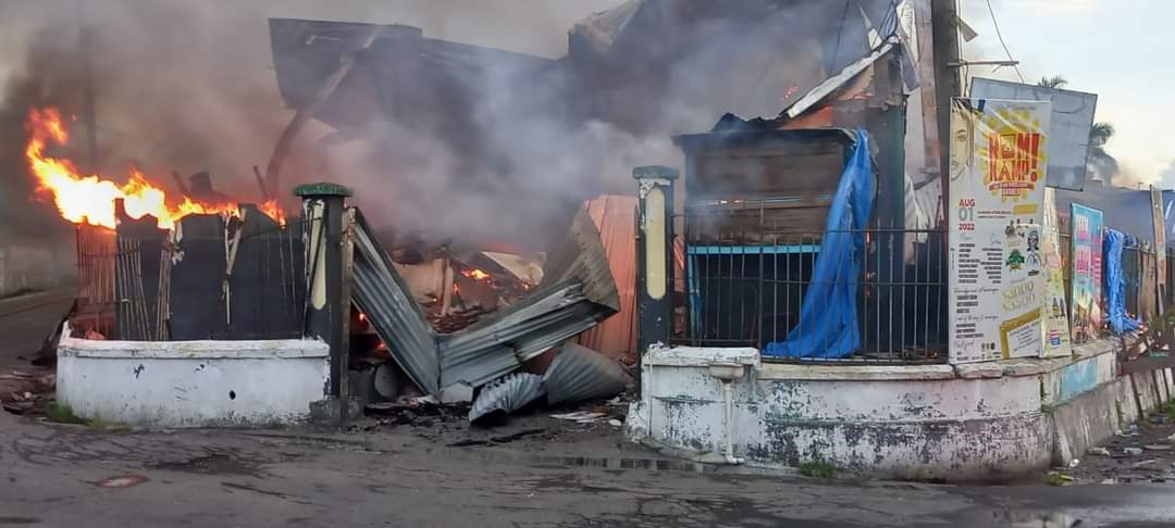 WATCH: Highgate Market in St Mary destroyed by fire