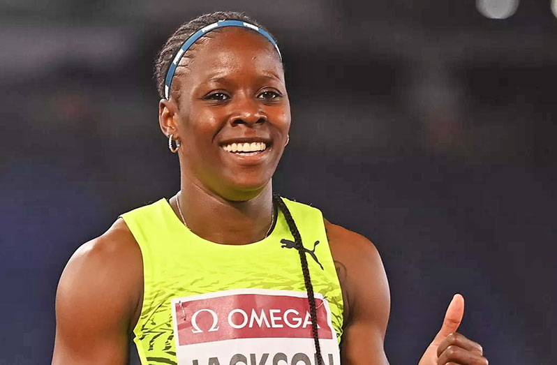 Shericka Jackson is second fastest alive in 200-metres